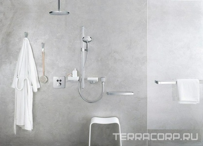 Шланговое подсоединение с защитой от обратного тока и шарнирным соединением 1/2" FixFit, (цв.хром), HG ZZ Hansgrohe Универсал 27414000