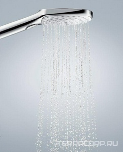 Ручной душ, (цв., белый / хром),  Select E 120 Air 3jet ZZ Hansgrohe Raindance 26520400