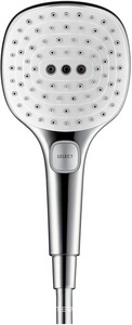 Ручной душ, (цв., белый / хром),  Select E 120 Air 3jet ZZ Hansgrohe Raindance 26520400