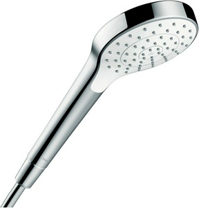 Ручной душ, 1 тип стри Rain, (цв. белый/хром),  Select S 1jet ZZ Hansgrohe Croma 26804400