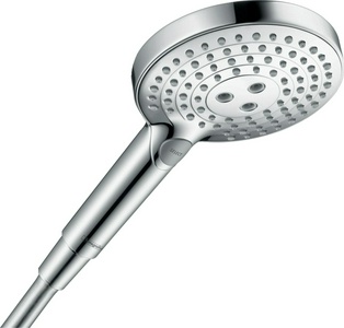 Ручной душ, три типа струи, (цв.хром), HG  Select S 120 3jet PowderRain Hansgrohe Raindance 26014000