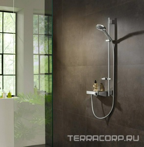 Ручной душ, три типа струи, (цв.хром), HG  Select S 120 3jet PowderRain Hansgrohe Raindance 26014000
