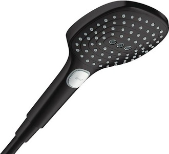 Ручной душ, (цв.черный матовый),  Select E 120 Air 3jet ZZ Hansgrohe Raindance 26520670