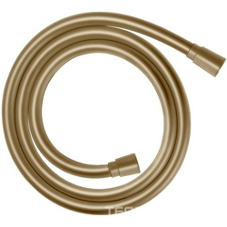 Шланг для душа, пластиковый с гладкой поверхностью под металл, с защитой от перекручивания, 1.25м, 1/2 x 1/2, (цв.шлиф.бронза), Isiflex Hansgrohe ZZ Hansgrohe Комплектующие 28272140