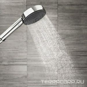 Ручной душ, (цв.матовый черный),  Select 105 3jet Activation ZZ Hansgrohe Pulsify 24100670