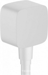 Шланговое подсоединение с защитой от обратного тока, 1/2" FixFit, (цв.матовый белый), HG ZZ Hansgrohe Универсал 26457700