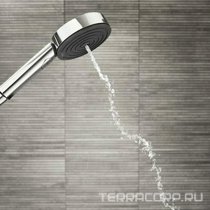 Ручной душ, (цв.хром),  Select 105 3jet Activation ZZ Hansgrohe Pulsify 24100000