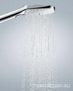 Ручной душ, (цв. матовый белый),  Select E 120 Air 3jet ZZ Hansgrohe Raindance 26520700