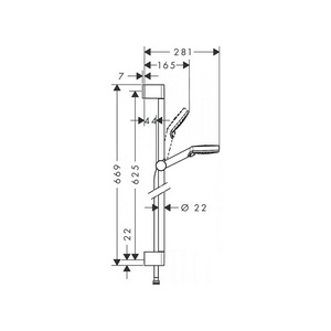 Набор для ванны (смес. д/ванны, смес. д/раковины, душ.гарнитур,71177000+71415000+26532400), (цв.хром),  SetLogisE100C ZZ Hansgrohe Logis E SetLogisE70A АКЦИЯ