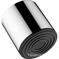 Верхний душ, лейка круглая 105мм, 1 тип струи PowderRain, (цв. хром),  105 1jet ZZ Hansgrohe Pulsify 24130000