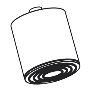 Верхний душ, лейка круглая 105мм, 1 тип струи PowderRain, (цв. матовый белый),  105 1jet ZZ Hansgrohe Pulsify 24130700