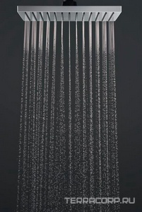 Верхний душ, лейка прямоуг. 230х170мм, 1 тип струи, (цв. хром),  230 1jet ZZ Hansgrohe Vernis Shape 26281000