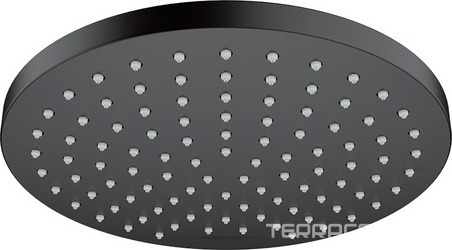 Верхний душ, лейка круг. 200мм, 1 тип струи, (цв.черный матовый),  200 1jet ZZ Hansgrohe Vernis Blend 26271670