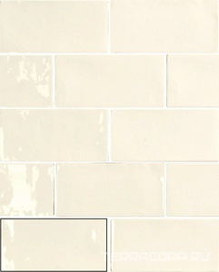 Керамическая плитка APE Ceramica Vintage  Ivory 7.5x15 Бежевый 