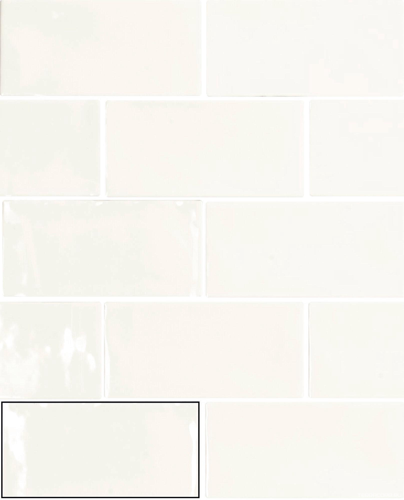 Керамическая плитка APE Ceramica Vintage White 7.5x15 Белый, фото 4