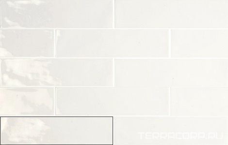 Керамическая плитка APE Ceramica Ravello  White  7,5x30 Белый 