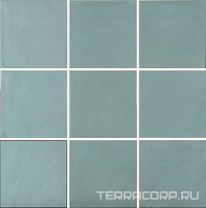 Керамогранит APE Ceramica Contemporary  Aqua Sea 15x15 Голубой 