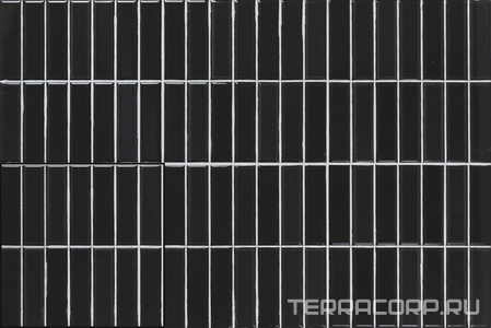 Керамическая плитка APE Ceramica Mud Incision  Graphite 20x20 Черный 