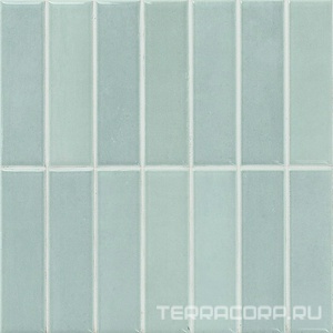 Керамическая плитка APE Ceramica Mud Incision  Light Green 20x20 Зеленый 