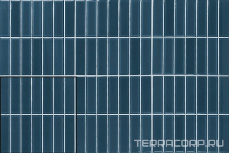 Керамическая плитка APE Ceramica Mud Incision  Blue 20x20 Синий 