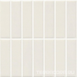 Керамическая плитка APE Ceramica Mud Incision  White 20x20 Белый 