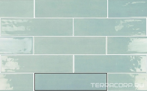 Керамическая плитка APE Ceramica Mud  Light Green 7.5x30 Зеленый 