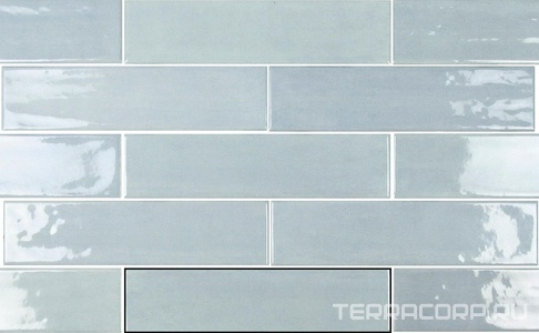 Керамическая плитка APE Ceramica Mud  Acqua 7.5x30 Голубой 