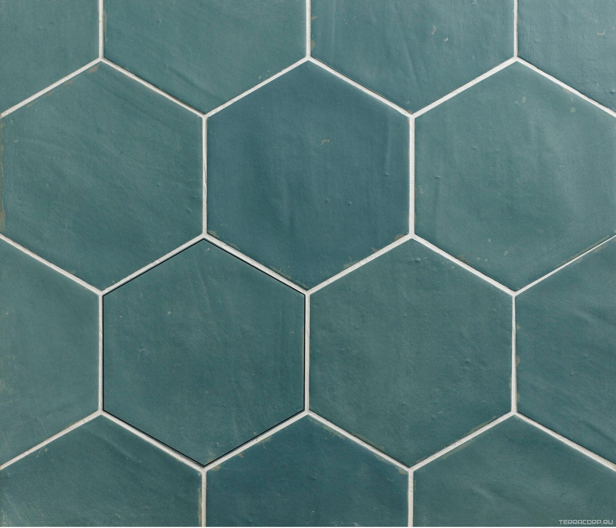 Керамогранит APE Ceramica Souk Nomade Turquesa 13.9x16 Зеленый, фото 4
