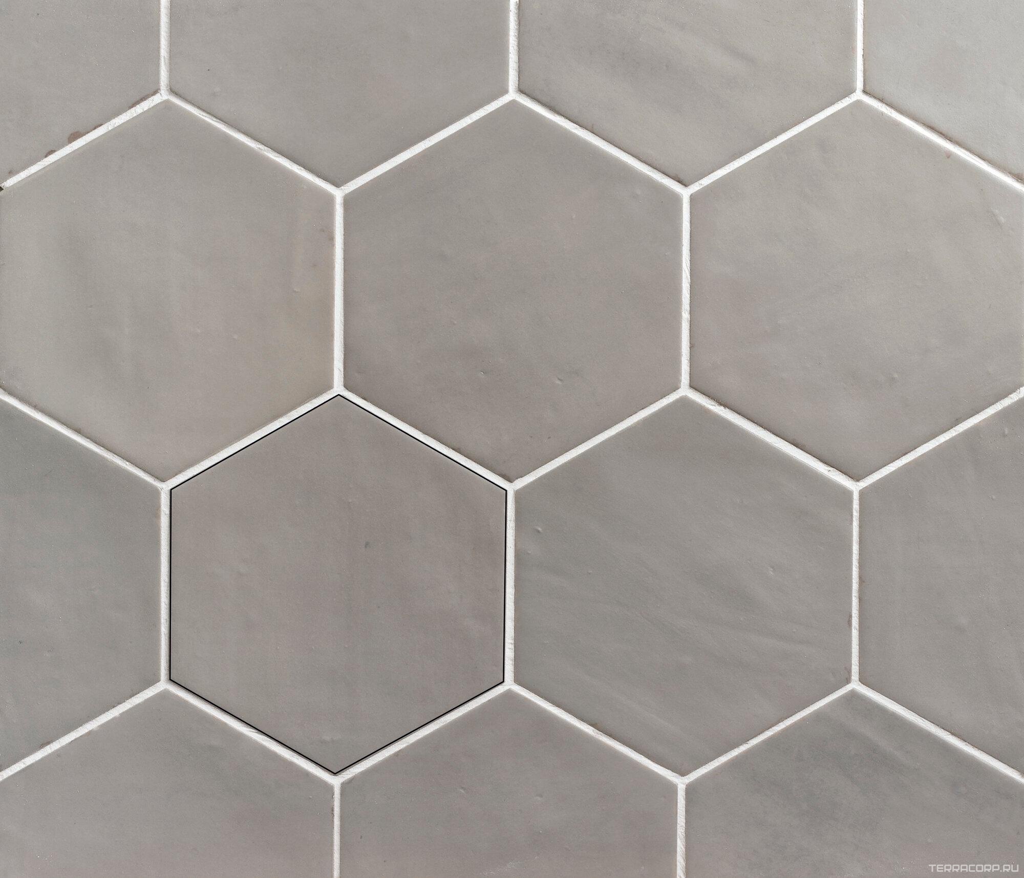 Керамогранит APE Ceramica Souk Nomade Grey 13.9x16 Серый, фото 4