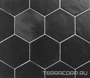 Керамогранит APE Ceramica Souk  Nomade Black 13.9x16 Черный 