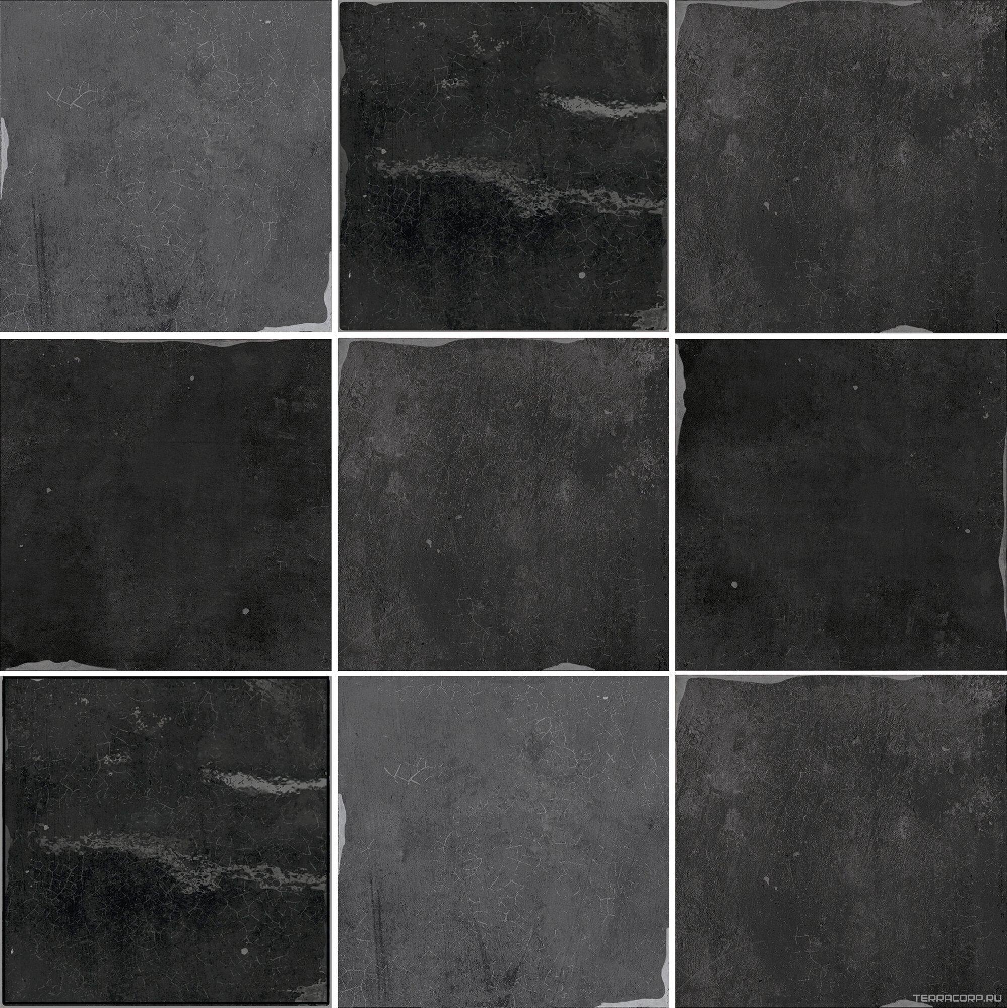 Керамическая плитка APE Ceramica Souk Black 13x13 Черный, фото 4