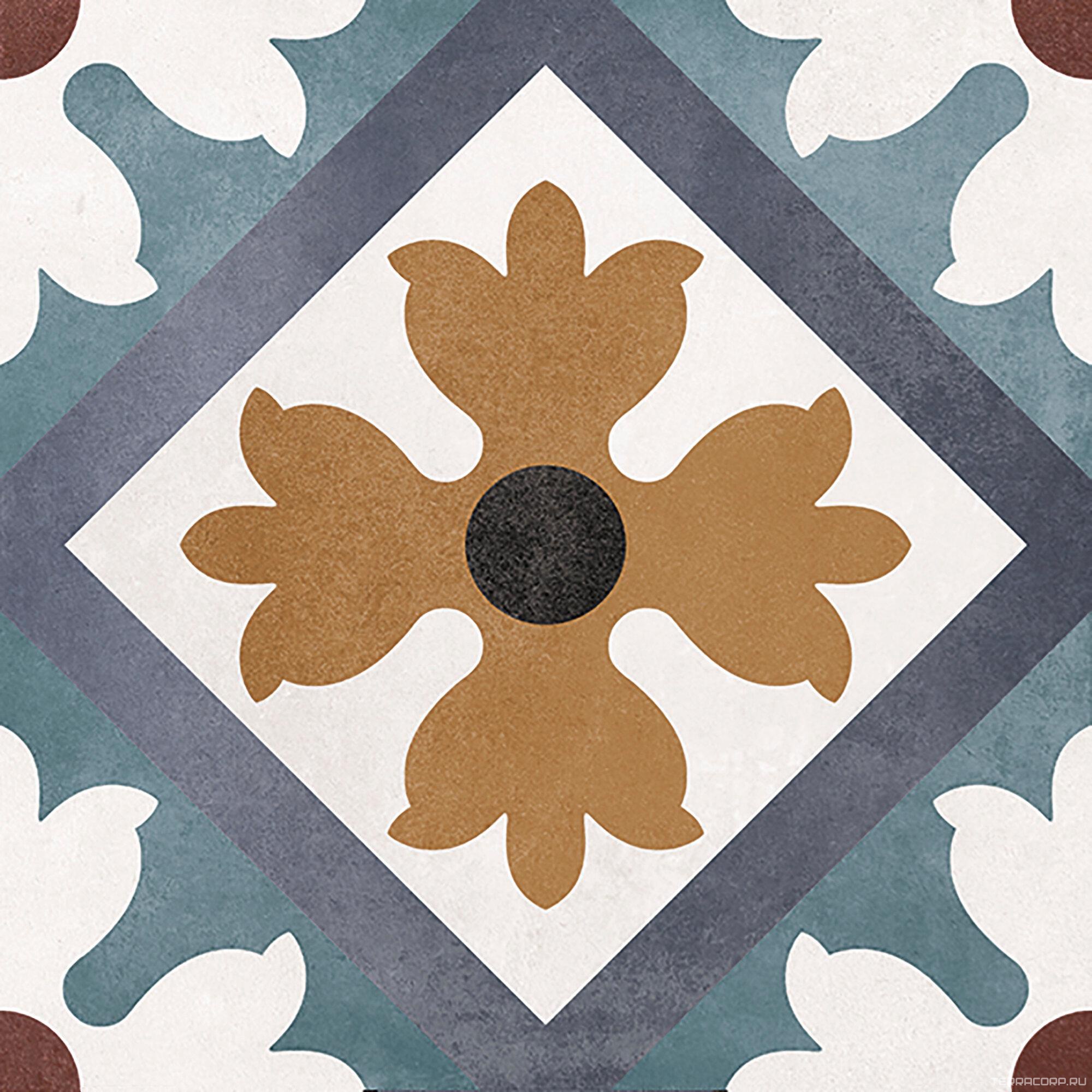 Керамогранит APE Ceramica Floriane Carole 15х15 Комбинированный, фото 3