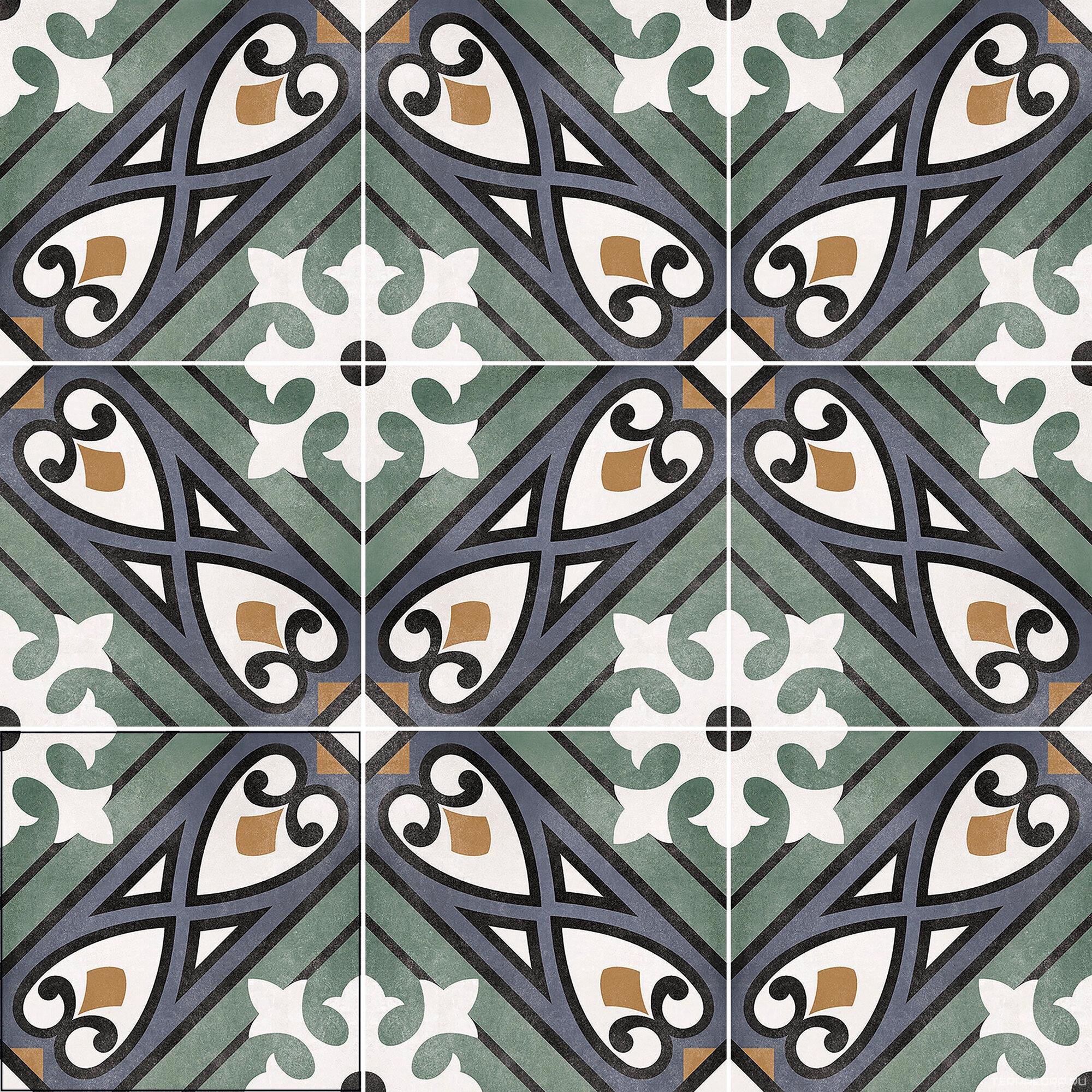 Керамогранит APE Ceramica Floriane Mabel 15х15 Комбинированный, фото 4