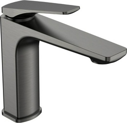 Смеситель для раковины, без д/к, (цв.вороненая сталь), PURO ZZ Vincea Puro VBF-5P01GM
