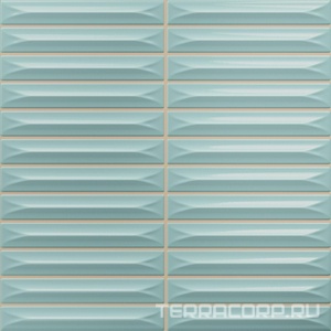 Керамическая плитка Ceramica Vilar Albaro Arrow  Sky (1,5x10) 20х20 Голубой 