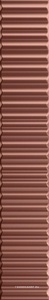 Керамическая плитка Ceramica Vilar Albaro Metallica  Bronze 5x30 Коричневый 