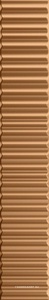 Керамическая плитка Ceramica Vilar Albaro Metallica  Copper 5x30 Красный 