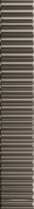 Керамическая плитка Ceramica Vilar Albaro Metallica  Silver 5x30 Серый 