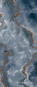 Керамогранит Emil Ceramica Tele Di Marmo Onyx Onyx Blue Lap 6.5 mm 120x278 Комбинированный 