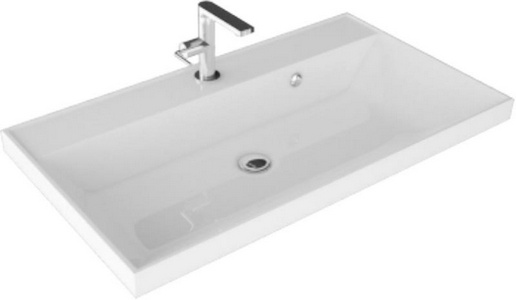 Раковина 70 см, для мебели , цв.белый KL Amica Куба 202202