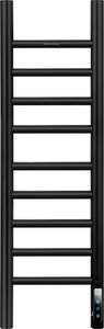Полотенцесушитель 250xh800мм, электрический 110Вт, (цв.черный матовый),  ZZ Wonzon & Woghand Bonn WW-AL4092-MB