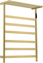 Полотенцесушитель 573xh774.5мм, электрический 140Вт, (цв.брашированное золото), Essen ZZ