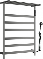 Полотенцесушитель 573xh774.5мм, электрический 140Вт, (цв.темный графит), Essen ZZ