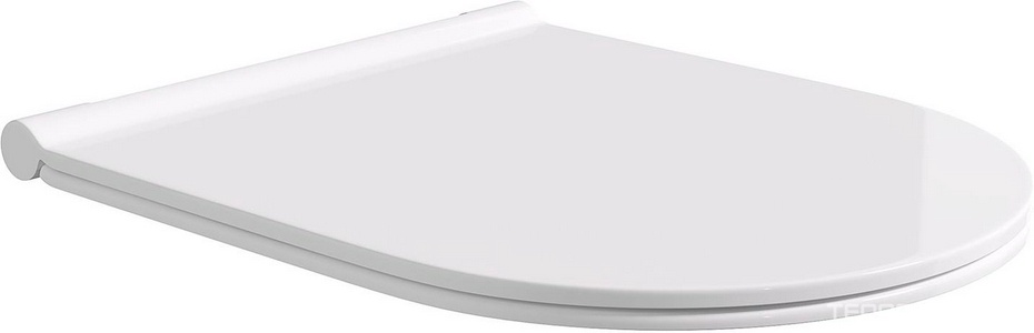 Сиденье для унитаза, с микролифтом, (цв.белый глянец),  ZZ Alice Form MC2201ES