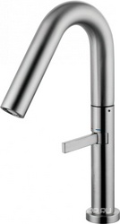 Смеситель для раковины, без д/к, (цв.браш.никель), Wonzon & Woghand ZZ