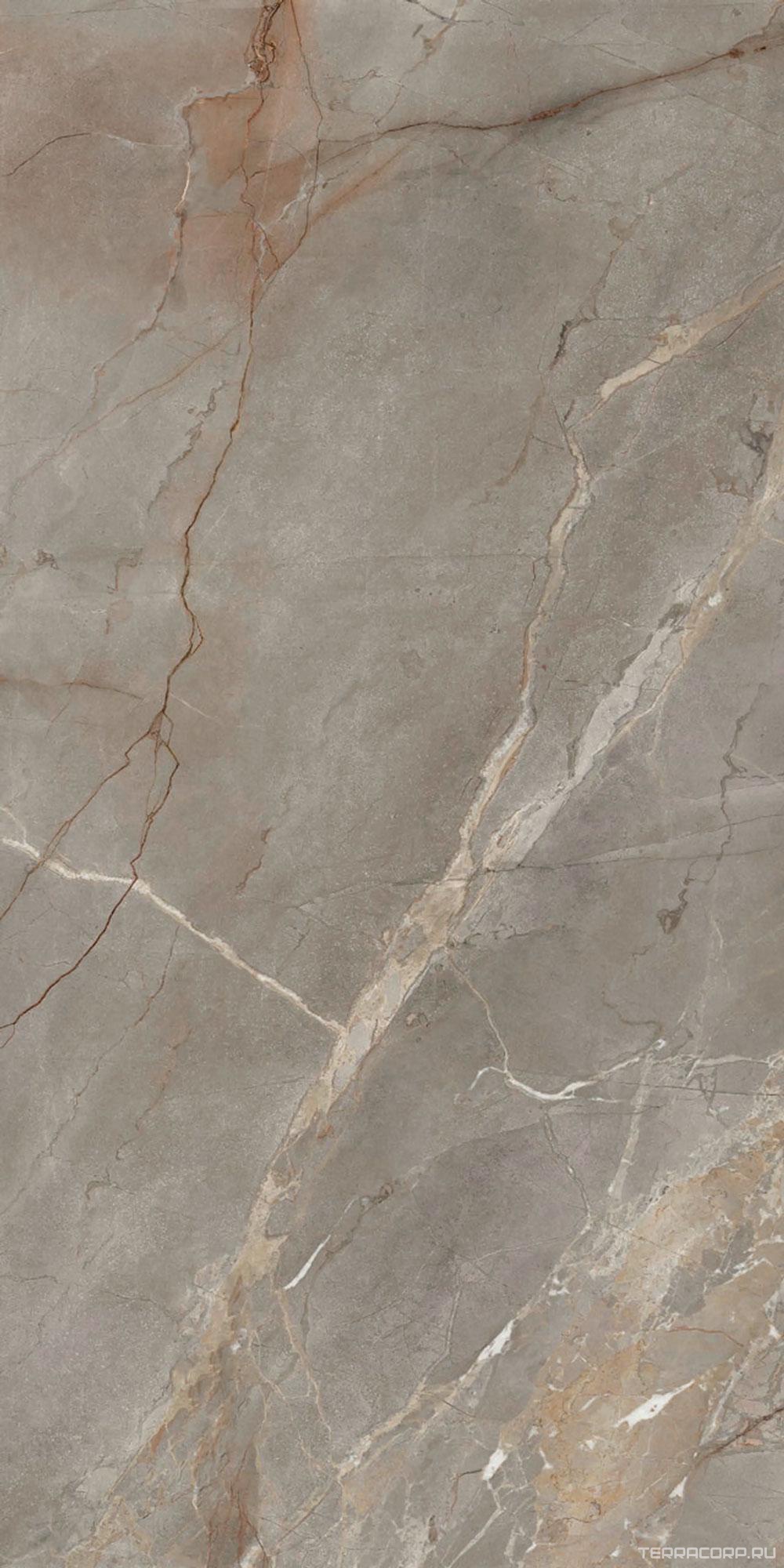 Керамический гранит (керамогранит) Ariostea Ultra Marmi Collemandina Polished 150x300 Серый, фото 6