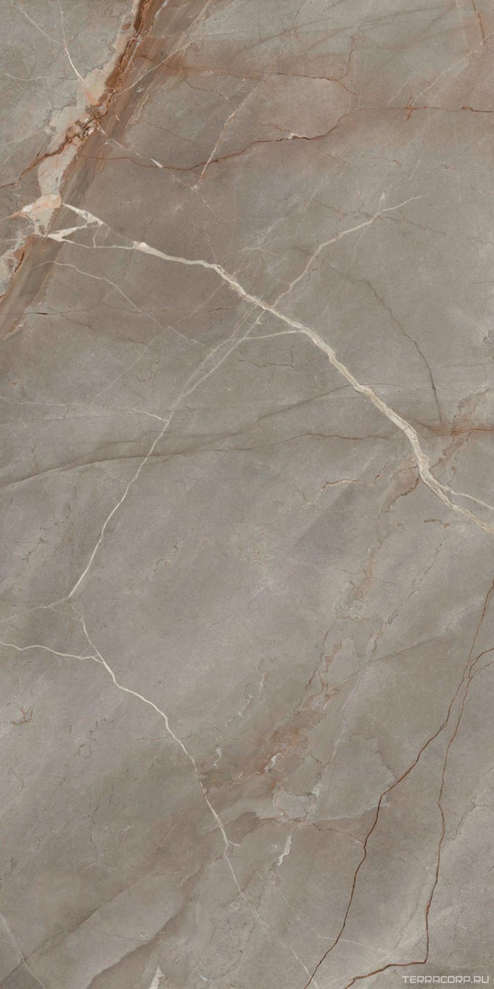Керамический гранит (керамогранит) Ariostea Ultra Marmi Collemandina Polished 150x300 Серый, фото 5