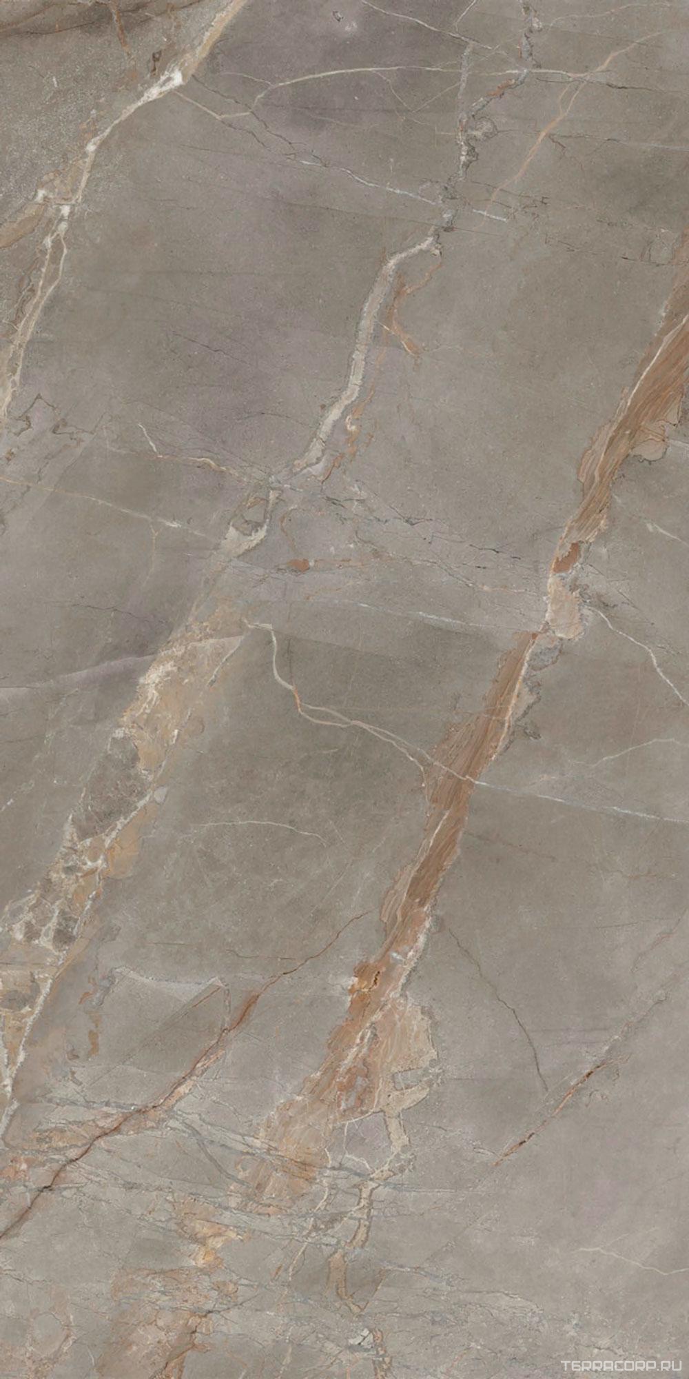 Керамогранит Ariostea Ultra Marmi Collemandina Cahmere 150x300 Серый, фото 3