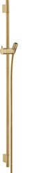 Штанга для душа h90см, шланг Isiflex 160см в компл., (цв.шлиф.бронза), Unica S Puro ZZ