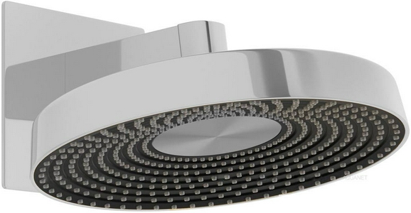 Душ верхний, стационарный, круглый d300мм, G 1/2, антикальц., стеновой кронштейн 186мм, (цв.хром),  ZZ Allen Brau Eclipse 5.E1019-00